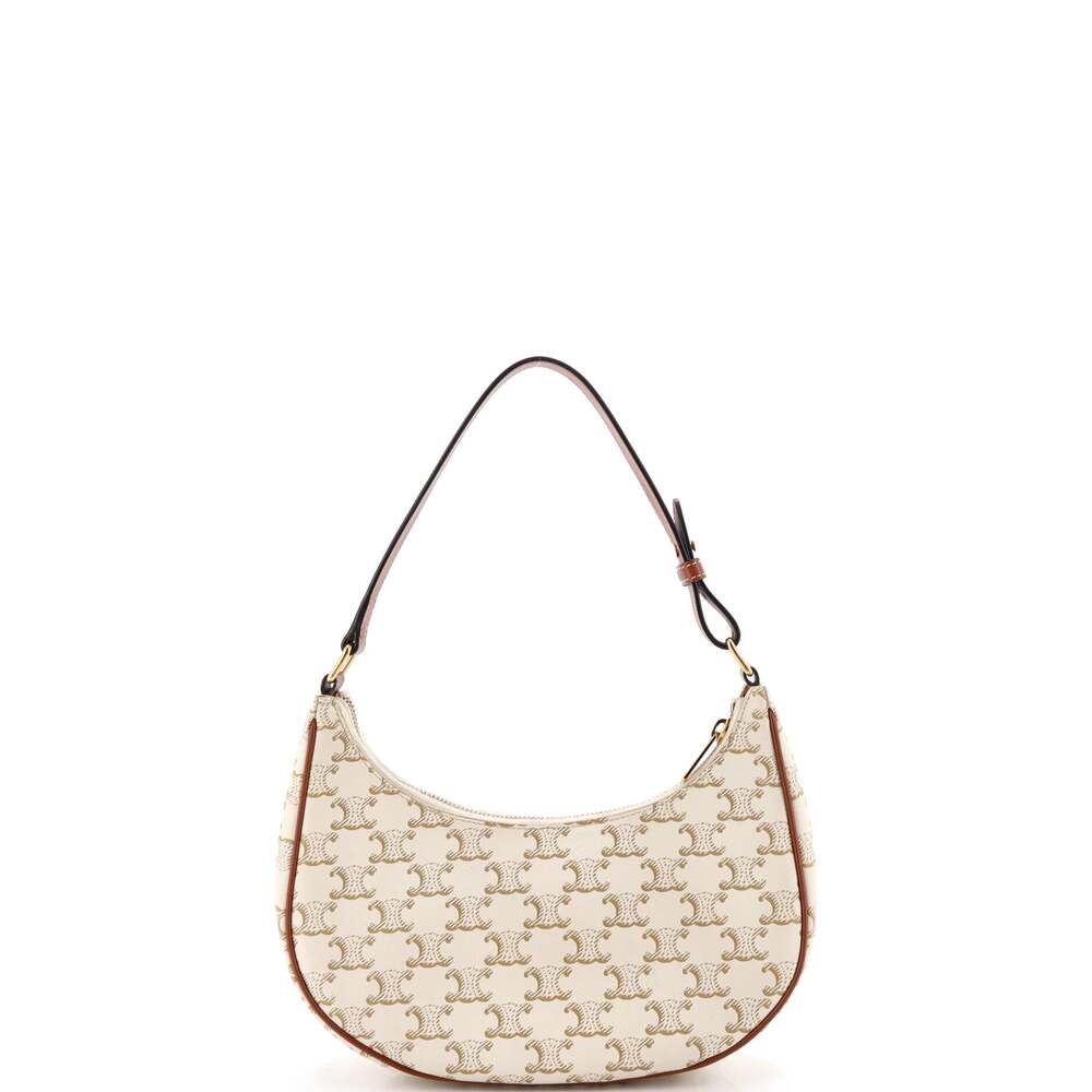 Celine Ava Bag Triomphe Coated Canvas #233234C16B - Picture 3 of 6